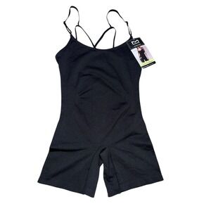 Maidenform Basically Sexy Seamless Smoothing Romper Women Small Black